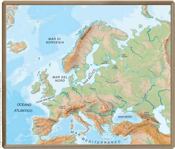 Cartina Muta Europa Fiumi Laghi E Monti Hochzeitsfrisuren